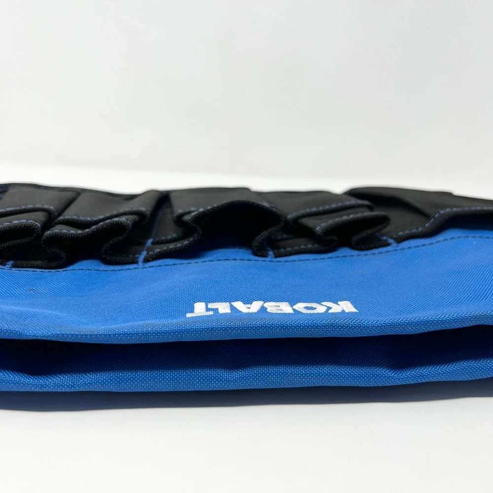 Kobalt 2416934 Heavy Duty‎ Blue Black 26 Pocket Bucket Organizer Water Resistant